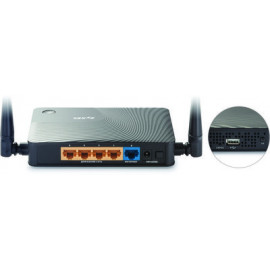 Keenetic Omni II Zyxel Интернет-центр для выделенной линии Ethernet, с точкой доступа Wi-Fi 802.11n 300 Мбит/с, коммутатором Ethernet и многофункциональным хостом USB