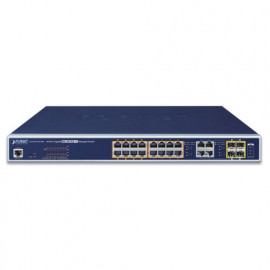 GS-4210-16UP4C Planet Управляемый L2/L4 коммутатор 16-Port 10/100/1000T 802.3bt PoE++ + 4-Port Gigabit TP/SFP Combo 