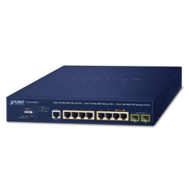 GS-4210-8HP2S Управляемый L2 PoE коммутатор Planet, 8 портов 1 Гбит/с PoE, 2 порта SFP 1 Гбит/с