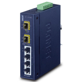 IGS-620TF Промышленный коммутатор Planet, 4 порта 1 Гбит/с, 2 порта SFP 2.5 Гбит/с