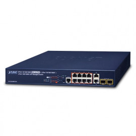 GS-5220-8P2T2S Planet Управляемый  L2+/L4 8-Port 10/100/1000T 802.3at PoE + 2-Port 10/100/1000T + 2-Port 100/1000X SFP