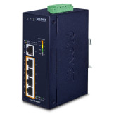 IGS-504HPT Planet IP40 Промышленный неуправляемый коммутатор 4-Port 10/100/1000T 802.3at PoE + 1-Port 10/100/1000T