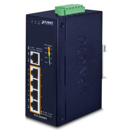 IGS-504HPT Planet IP40 Промышленный неуправляемый коммутатор 4-Port 10/100/1000T 802.3at PoE + 1-Port 10/100/1000T