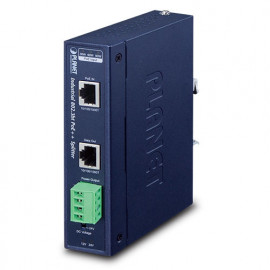 IPOE-173S Planet IP30 Промышленный сплиттер Single-Port 10/100/1000T 802.3bt PoE++, 12V & 24V  (-40 to 75 C)