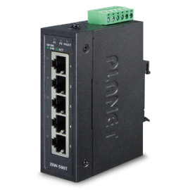 ISW-500T Planet IP30 Промышленный неуправляемый компактный 5-Port 10/100TX Fast Ethernet