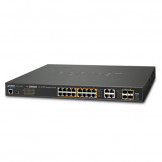 GS-4210-16P4C Planet Управляемый L2/L4 коммутатор 16-Port 10/100/1000T 802.3at PoE +  4-Port Gigabit Combo TP/SFP (220W)