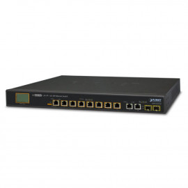 GSW-1222VUP Planet Коммутатор 8-Port 10/100/1000T Ultra PoE + 2-Port 10/100/1000T + 2-Port 1000X SFP Gigabit Ethernet Switch with LCD PoE Monitor / 380W