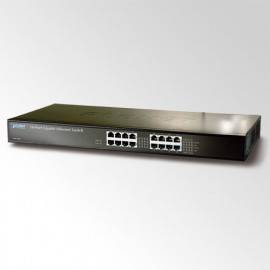 GSW-1601 Planet 16-портовый 10/100/1000 Мбит/c Gigabit Ethernet Коммутатор