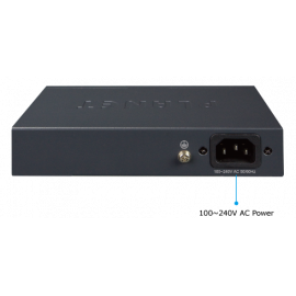 FSD-604HP Planet Коммутатор 4-Port 10/100TX 802.3af/at PoE + 2-Port 10/100TX Desktop Switch (60 Watts)