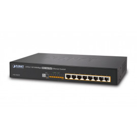 FSD-808HP Planet Коммутатор 8-Port 10/100Mbps 802.3at PoE Desktop Switch