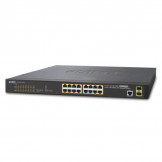 GS-4210-16P2S Planet Управляемый L2/L4 коммутатор 16-Port 802.3at POE + 2-Port 100/1000X SFP (220W)