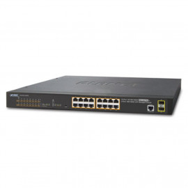 GS-4210-16P2S Planet Управляемый L2/L4 коммутатор 16-Port 802.3at POE + 2-Port 100/1000X SFP (220W)