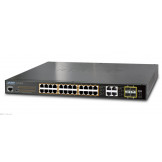 GS-4210-24P4C Planet Управляемый коммутатор второго уровня, 24 порта, с функцией PoE+