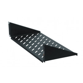 TLK-SHFR-200-BK Полка TLK, 19" фронтальная 2U, глубиной 200мм, черная