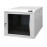 TWC-065350-G-BK TLK Настенный двухсекционный шкаф 19", 6U, стеклянная дверь, Ш530хВ333хГ500мм, черный