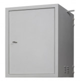 TWS-156065-M-GY TLK Настенный антивандальный шкаф 19", 15U, Ш600хВ767хГ650мм, серый