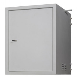 TWS-156065-M-GY TLK Настенный антивандальный шкаф 19", 15U, Ш600хВ767хГ650мм, серый