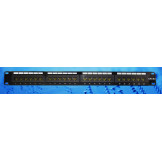 Патч-панель UTP, 19", 24 порта RJ45, cat.5е, 1U, 110 Type, "L"