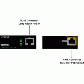 LRP-101U-KIT однопортовый PoE over UTP удлинитель